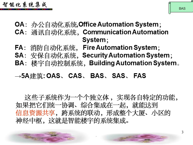 智能建筑系统集成